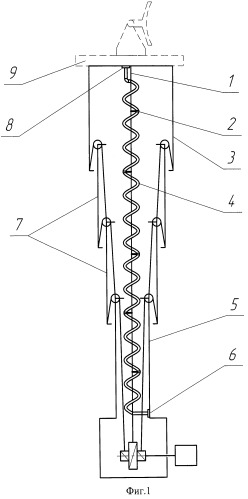 Телескопическая мачта для подъема и опускания радиоэлектронных средств (патент 2494505)