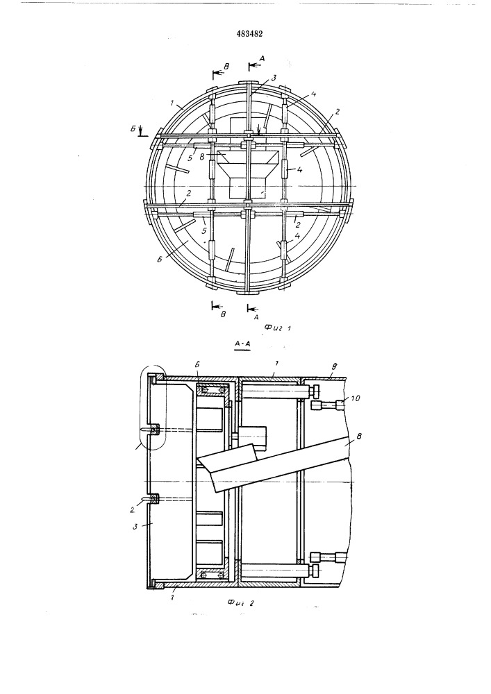 Щит для проходки тоннелей в мягких грунтах (патент 483482)