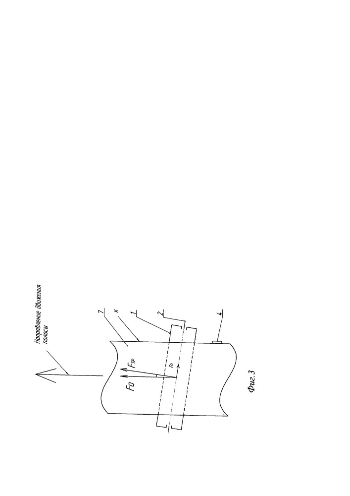 Устройство для направления движущейся с натяжением полосы (патент 2663670)