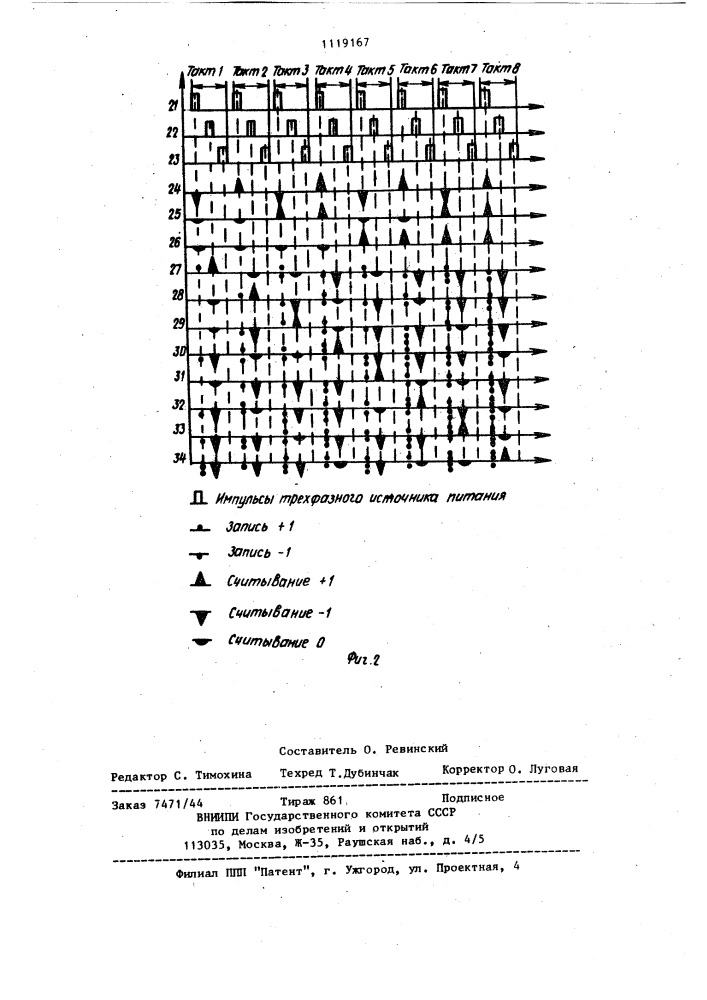 Дешифратор (патент 1119167)