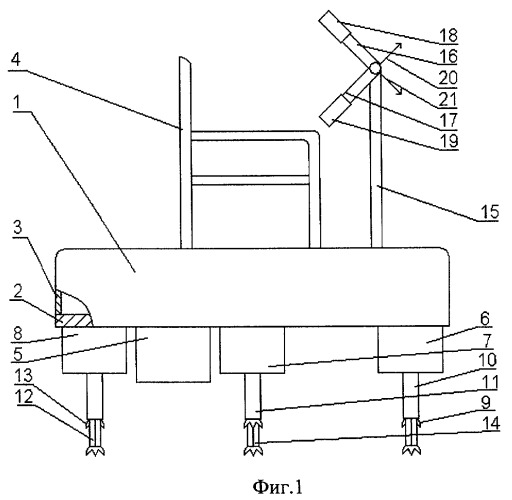 Шагающая инвалидная коляска (патент 2404900)