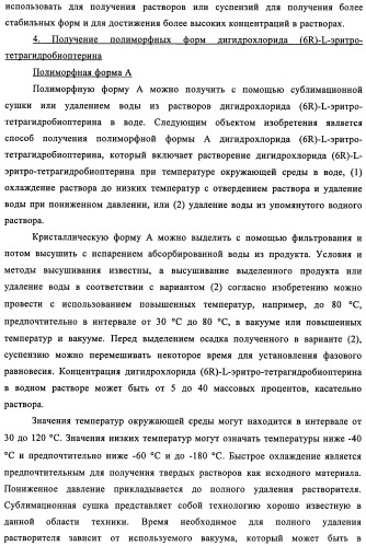 Кристаллические формы дигидрохлорида (6r)-l-эритро-тетрагидробиоптерина (патент 2434870)