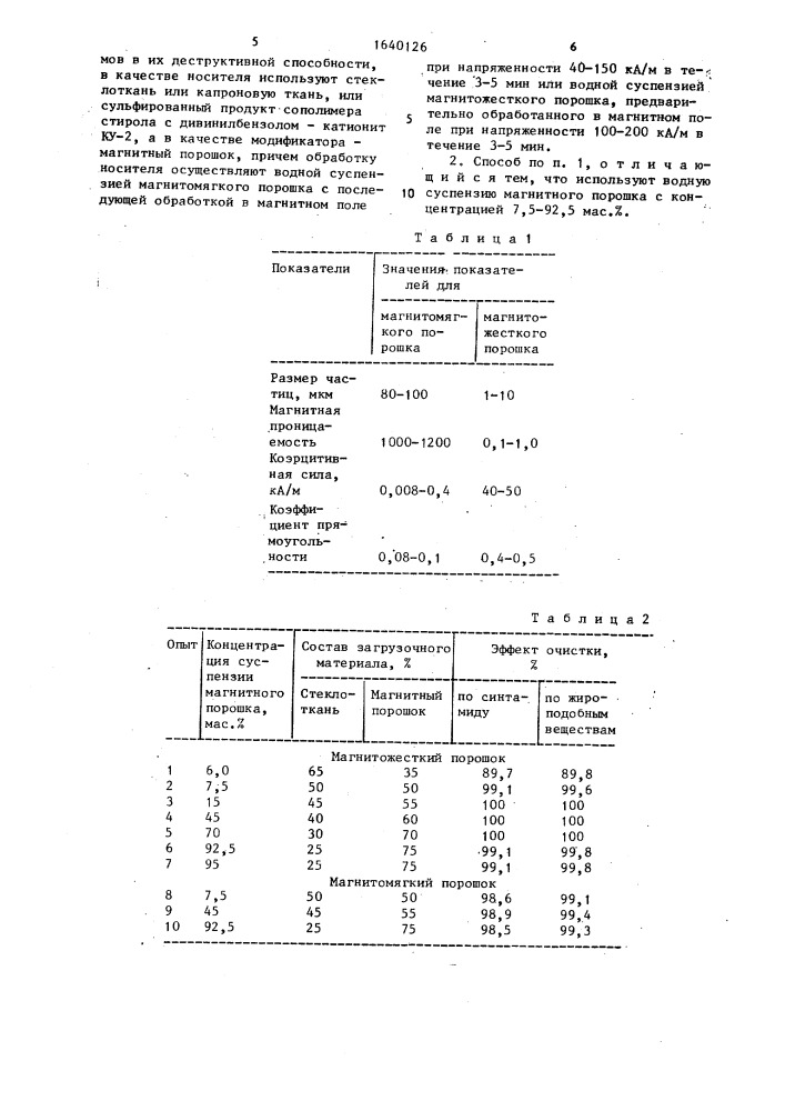 Способ получения загрузки для биологической очистки сточных вод (патент 1640126)