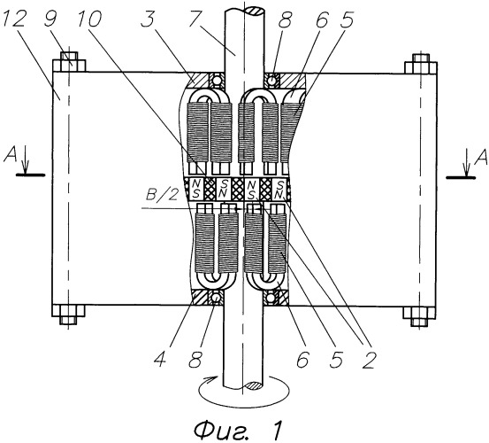 Магнитоэлектрический генератор (патент 2474032)