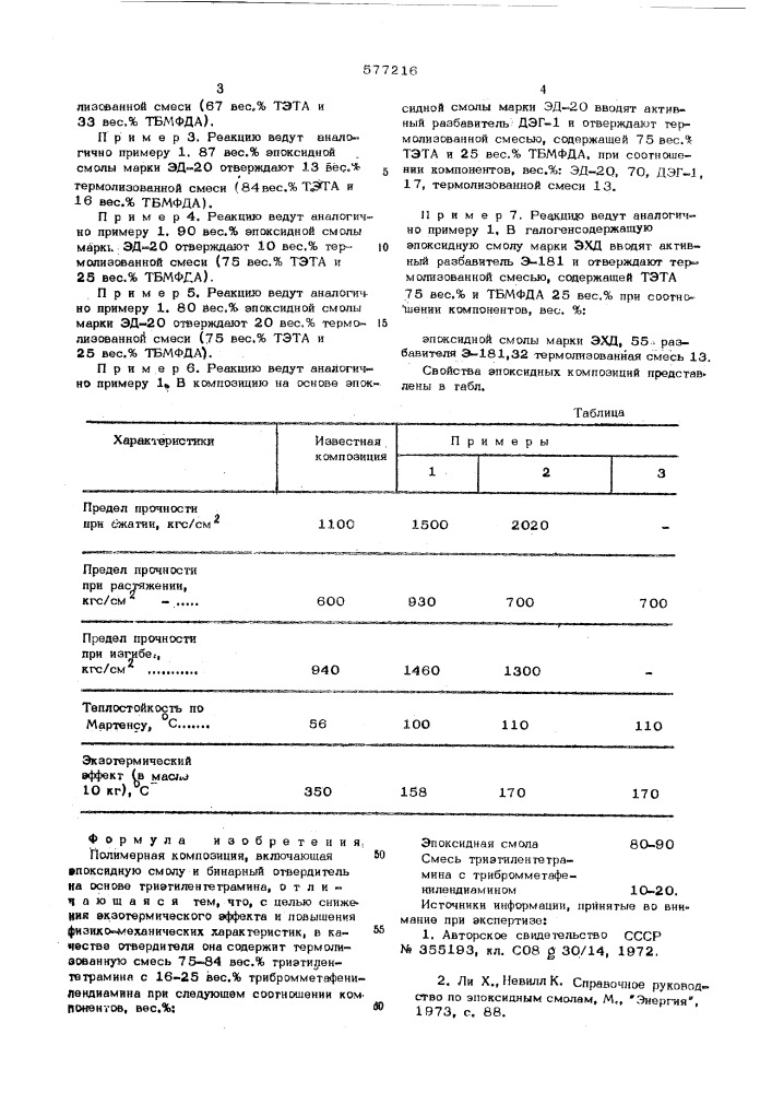 Полимерная композиция (патент 577216)