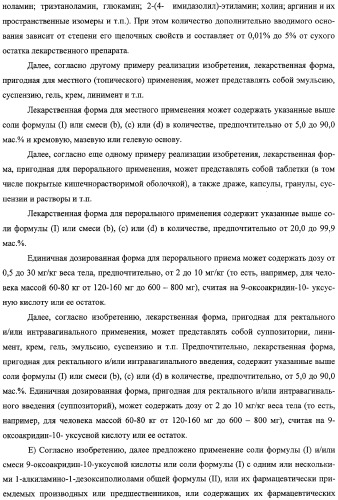 Соли 1-алкиламино-1-дезоксиполиолов с 9-оксоакридин-10-уксусной кислотой, лекарственные препараты на их основе, применение, способы профилактики и лечения (патент 2326115)