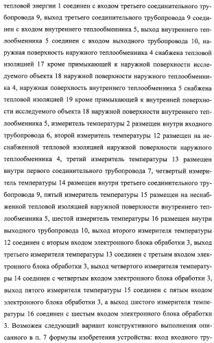 Способ измерения теплового сопротивления (варианты) и устройство для его осуществления (варианты) (патент 2308710)