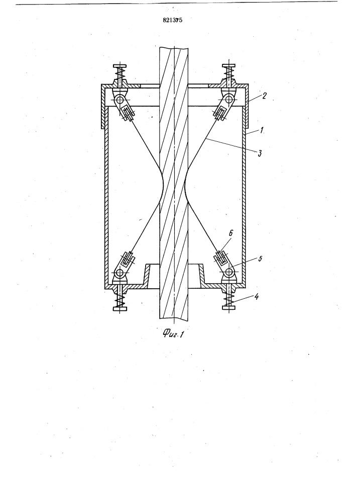 Устройство для очистки стальных канатов (патент 821375)