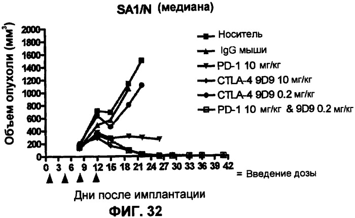 Моноклональные антитела человека к белку программируемой смерти 1 (pd-1) и способы лечения рака с использованием анти-pd-1-антител самостоятельно или в комбинации с другими иммунотерапевтическими средствами (патент 2406760)