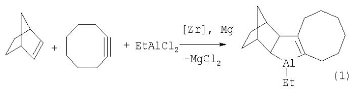 Способ получения 11-этил-11-алюминатетрацикло[11.2.1.02,12.04,11]гексадец-3( 10 )-ена (патент 2375366)