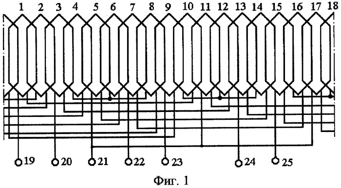Полюсопереключаемая статорная обмотка (патент 2298273)