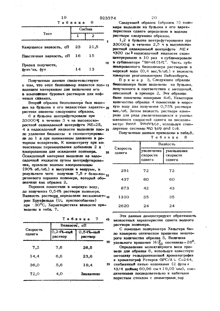 Способ получения биомассы микроорганизмов (патент 923374)