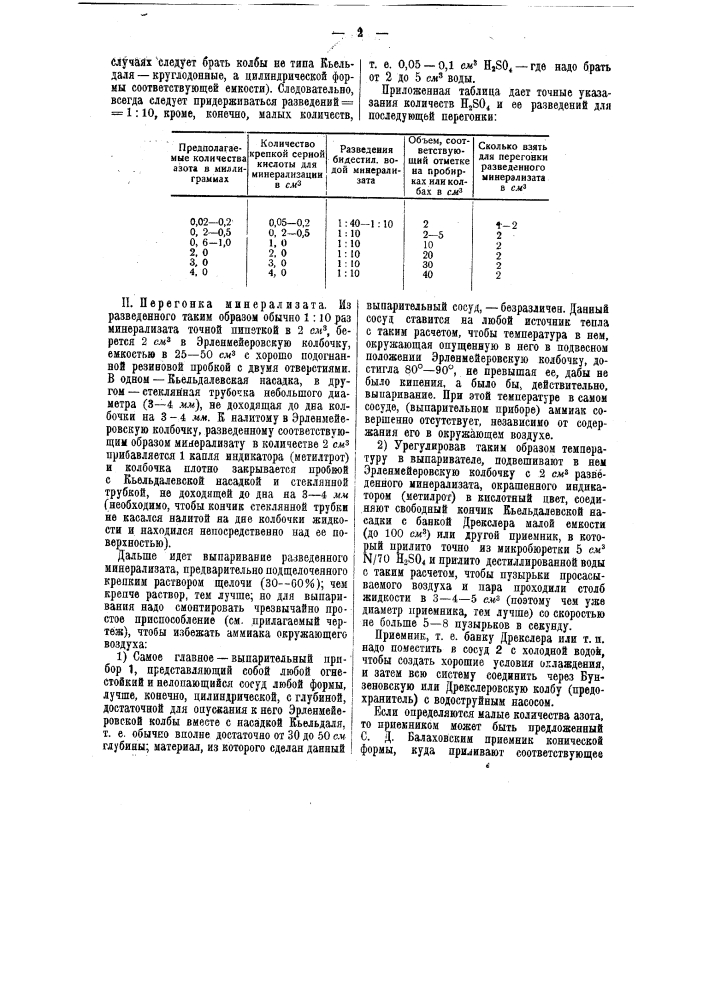 Способ определении азота по квельдалю (патент 40329)