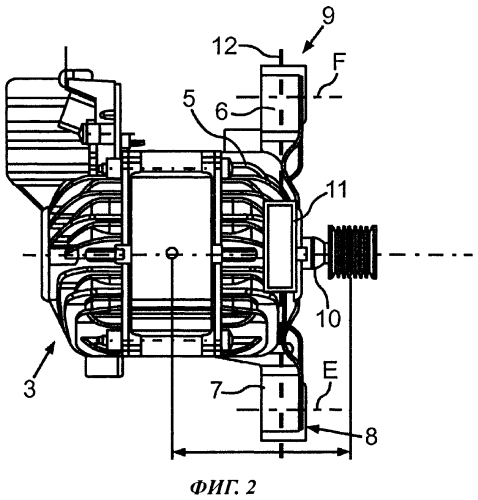 Конструктивный узел, содержащий бак стиральной машины и приводной двигатель, и стиральная машина с таким конструктивным узлом (патент 2566481)
