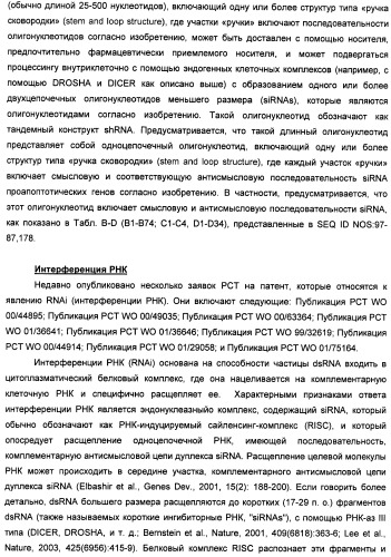 Новые структуры малых интерферирующих рнк (sirna) (патент 2487716)