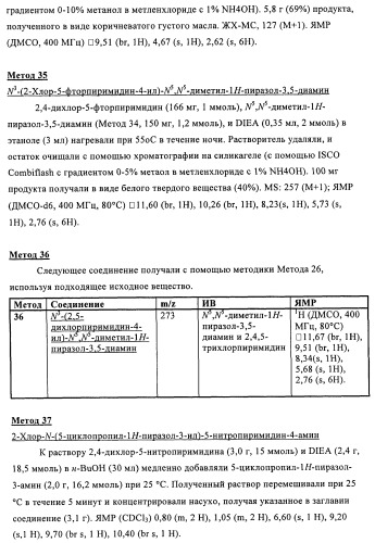 Производные 4-(3-аминопиразол)пиримидина для применения в качестве ингибиторов тирозинкиназы для лечения злокачественного новообразования (патент 2463302)