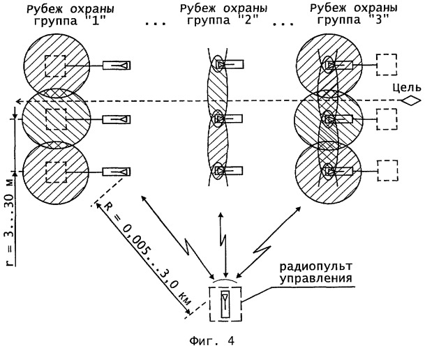 Способ и устройство комбинированного обнаружения нарушителя и передачи сигналов радиосообщений (патент 2319211)