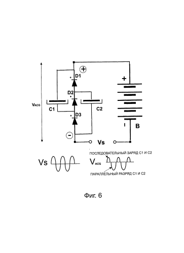 Схема, адаптированная для подачи напряжения к электронному устройству, и ее применение (патент 2584822)