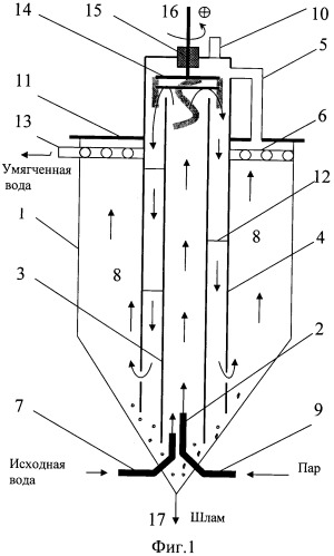 Устройство для умягчения воды (патент 2337886)