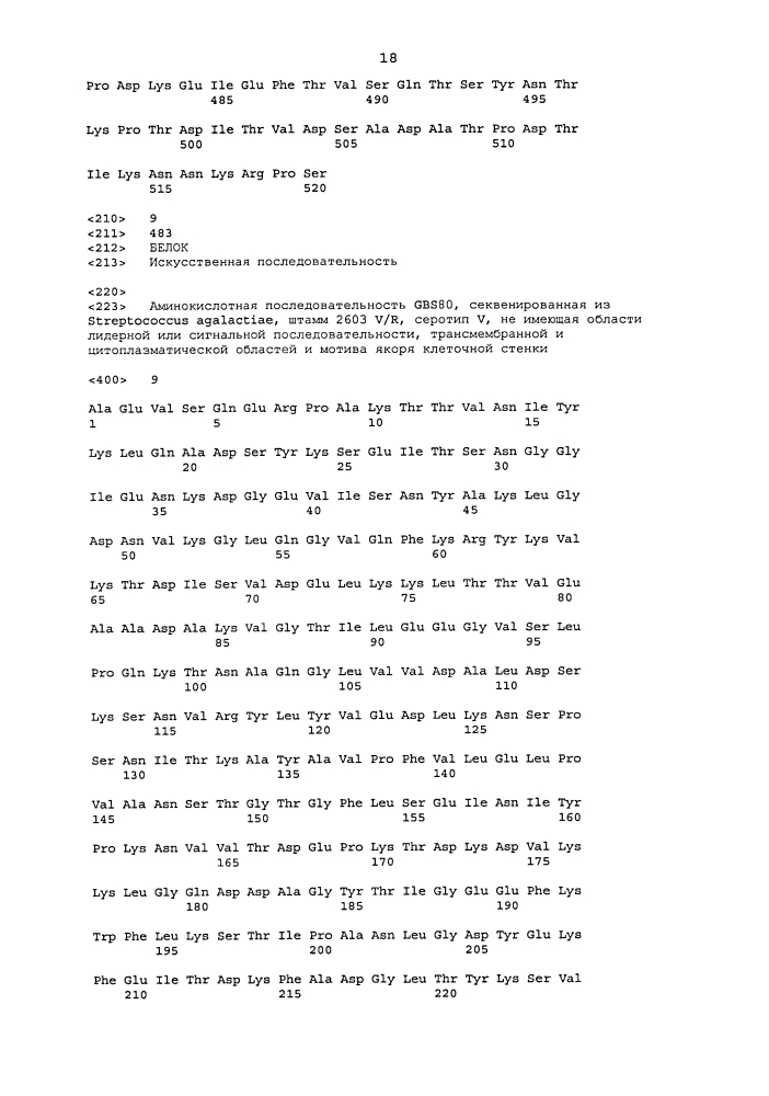 Иммуногенные композиции (патент 2608905)