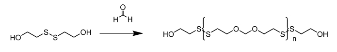 Способ деполимеризации полисульфидов и получения простых бисмеркаптодиэфиров (патент 2572830)