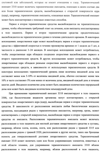 Лекарственные ядра для замедленного высвобождения терапевтических средств (патент 2478366)