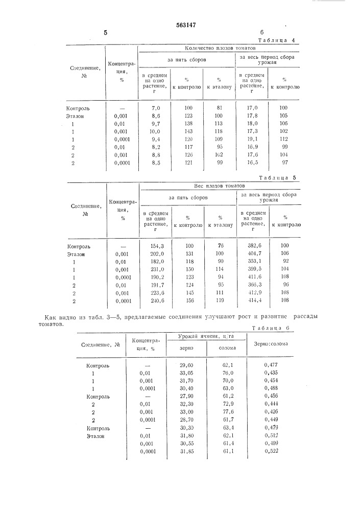 Стимулятор роста растений (патент 563147)