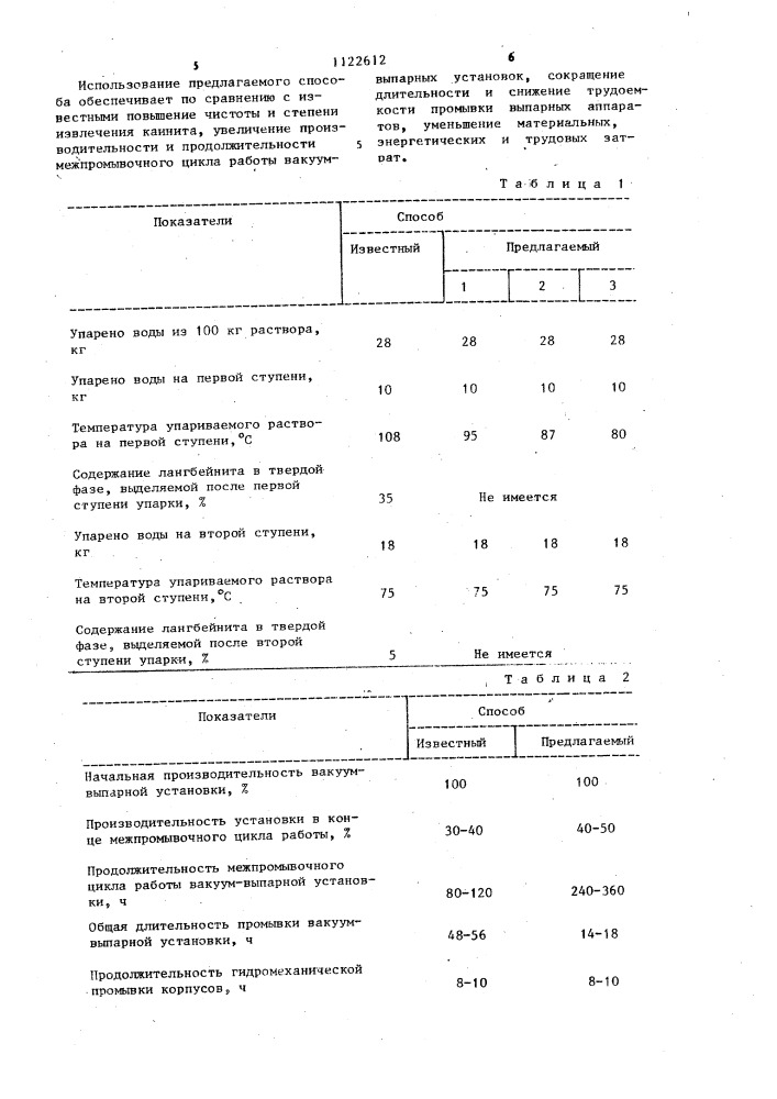 Способ выделения хлорида натрия,каинита и карналлита (патент 1122612)