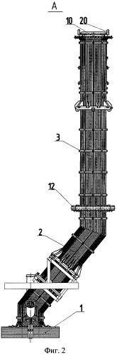 Охладитель конвертерных газов (патент 2515713)