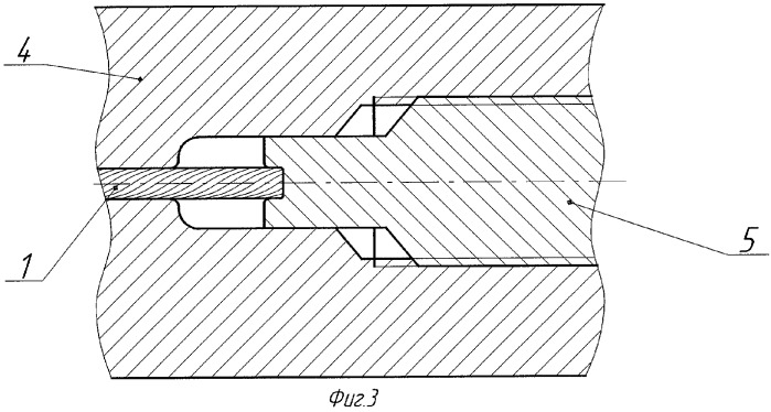 Способ получения бобышки на тросе, работающем в рубашке (патент 2297482)
