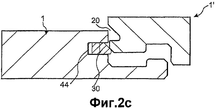 Механическое соединение половиц при помощи гибкого шпунта (патент 2373348)