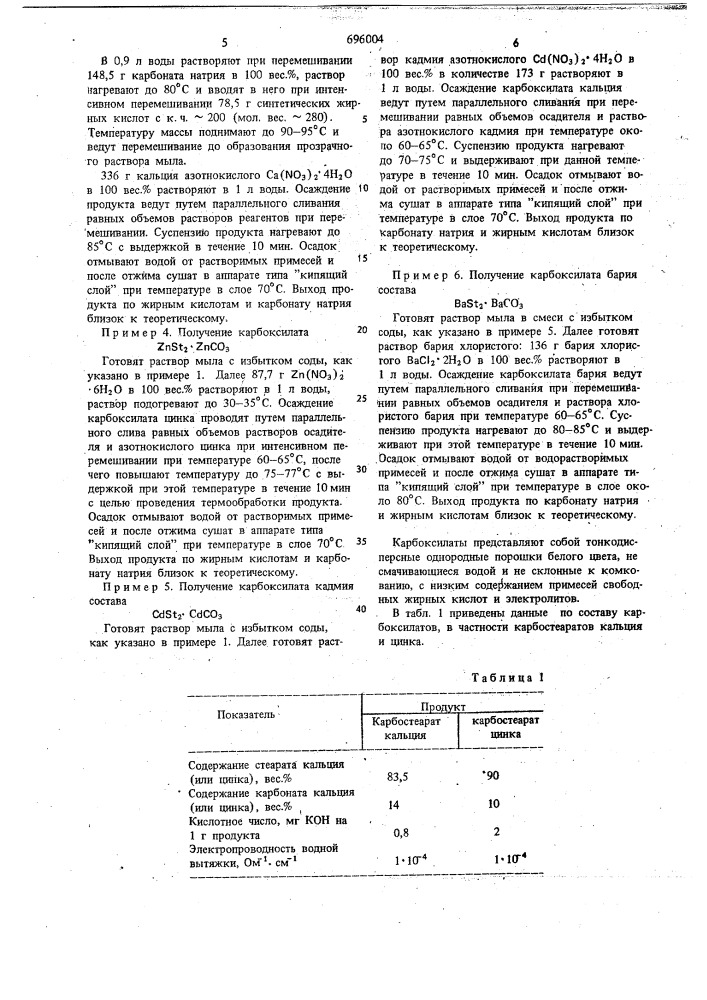 Способ получения карбоксилатов металлов п группы (патент 696004)