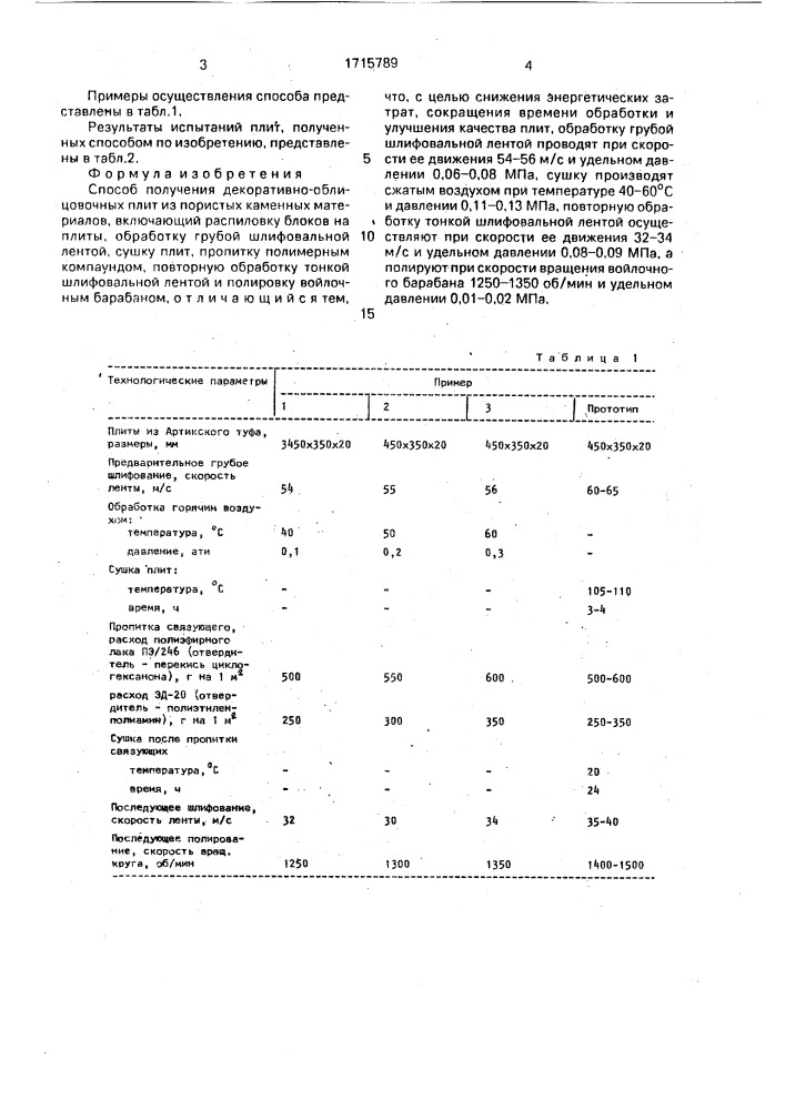 Способ получения декоративно-облицовочных плит (патент 1715789)