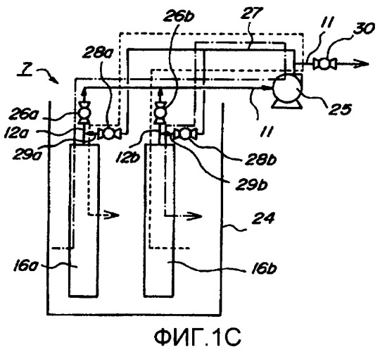Пленочное фильтрационное устройство из полых волокон (патент 2435630)