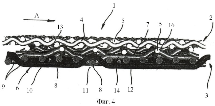 Тканая лента для циркуляции в машине (патент 2447217)