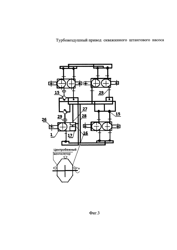 Турбовоздушный привод скважинного штангового насоса (патент 2626900)