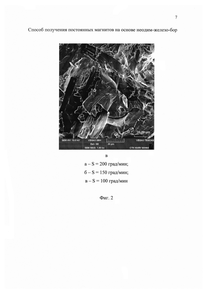 Способ получения постоянных магнитов на основе неодим-железо-бор (патент 2623556)