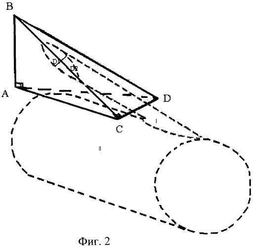Способ определения пространственного положения морфологических структур цилиндрической формы (патент 2289295)