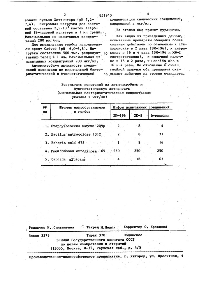 Четвертичные соли имидазо @ 4,5-с @ пиридиния,обладающие антимикробной и фунгистатической активностью (патент 851940)