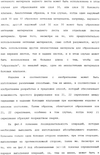 Предварительно скрепленное абсорбирующее изделие с эластичными, поддающимися повторному закрытию, боковыми сторонами и способ его изготовления (патент 2308925)