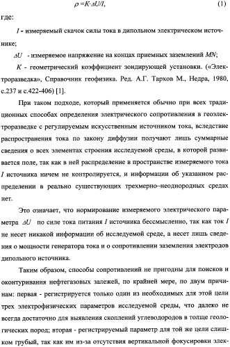 Способ морской геоэлектроразведки с фокусировкой электрического тока (варианты) (патент 2351958)