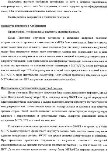 Способ и система идентификации транзакционных счетов и обмена транзакционными сообщениями между сторонами проведения транзакции (патент 2464637)