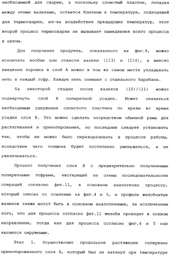 Слоистые пластики из пленок, имеющие повышенную изгибную прочность во всех направлениях, и способы и установки для их производства (патент 2336172)