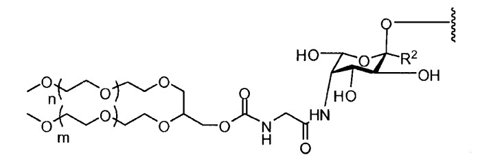 Глицерин-связанные пэгилированные сахара и гликопептиды (патент 2460543)