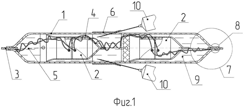 Гидроакустический модуль сейсмокосы и способ его изготовления (патент 2650834)