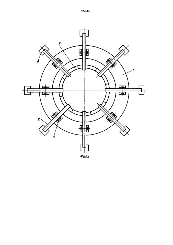 Устройство для задавливания в грунт шахтного ствола (патент 527515)