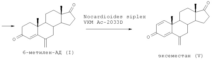 Способ получения 6-метиленандрост-4-ен-3,17-диона из андрост-4-ен-3,17-диона, способ получения 6-метиленандроста-1,4-диен-3,17-диона (эксеместана) с использованием полученного 6-метиленандрост-4-ен-3,17-диона (патент 2425052)