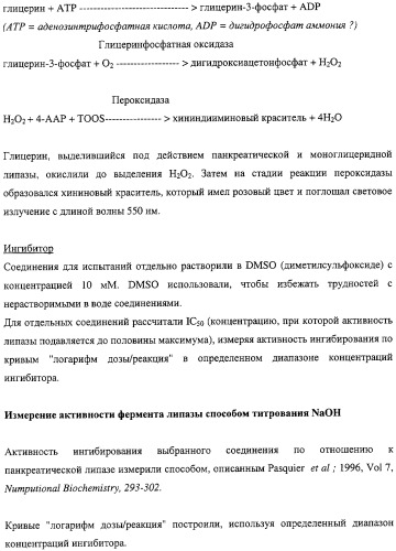 Тиено-(1,3)-оксазин-4-оны, обладающие ингибирующей активностью по отношению к липазе (патент 2324696)