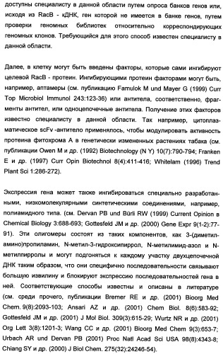 Новые последовательности нуклеиновых кислот и их применение в способах достижения устойчивости к патогенам в растениях (патент 2346985)