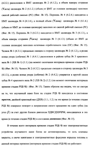 Поршневой двигатель внутреннего сгорания с двойным храповым валом и челночно-рычажным механизмом возврата поршней в исходное положение (пдвсдхвчрм) (патент 2372502)